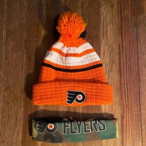 Philadelphia flyers 50th anniversary beanie. Rare edition.